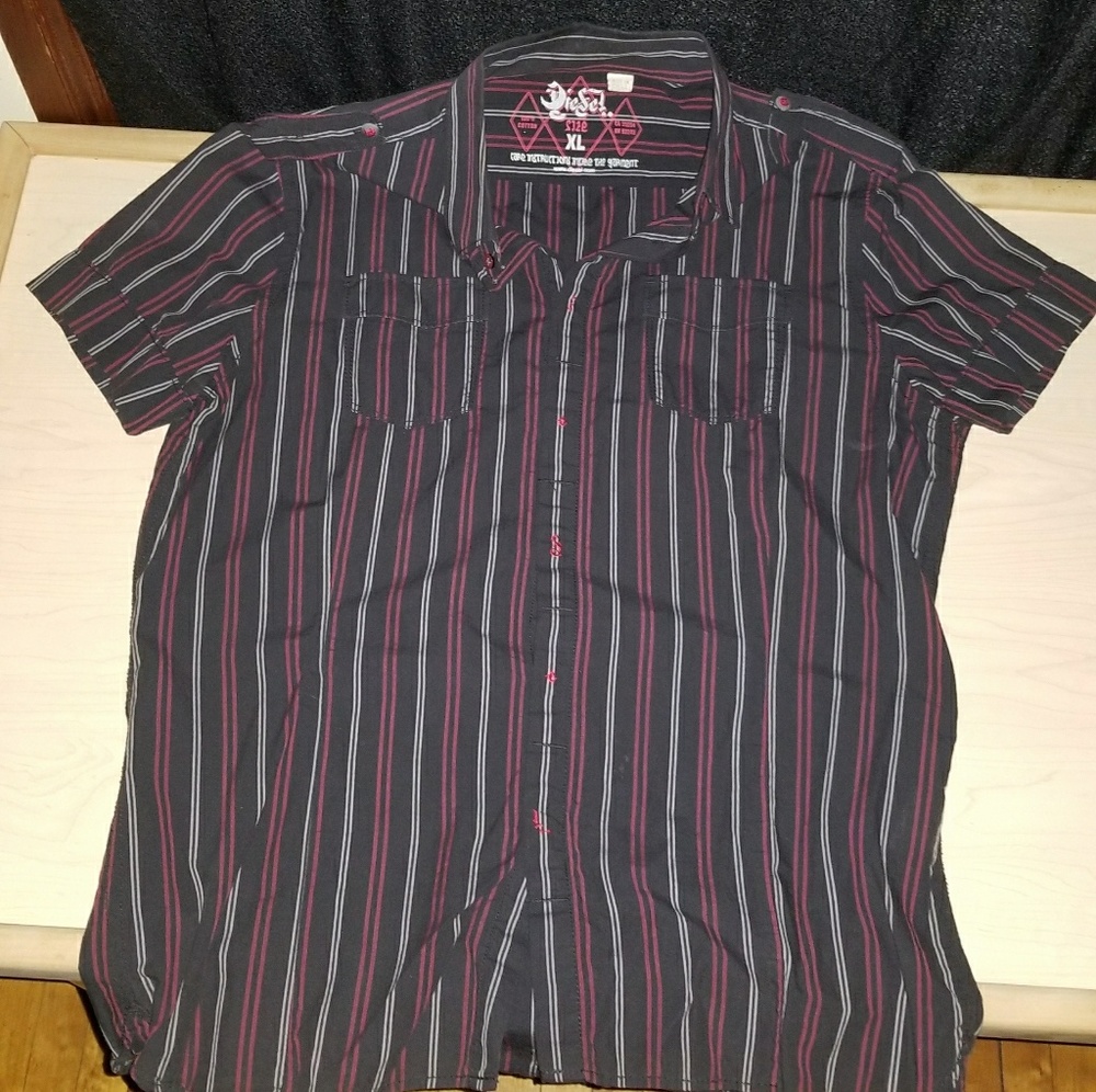 Diesel button down dress shirt